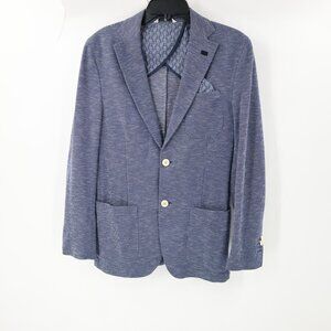 Massimo dutti Sport Coat Men's 38 Two Button Single Breasted Cotton unstructured